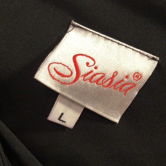 Siasia Balloon style stretchy 3/4 elastic hem sleeves long tunic, elastic hem - Picture 5 of 10